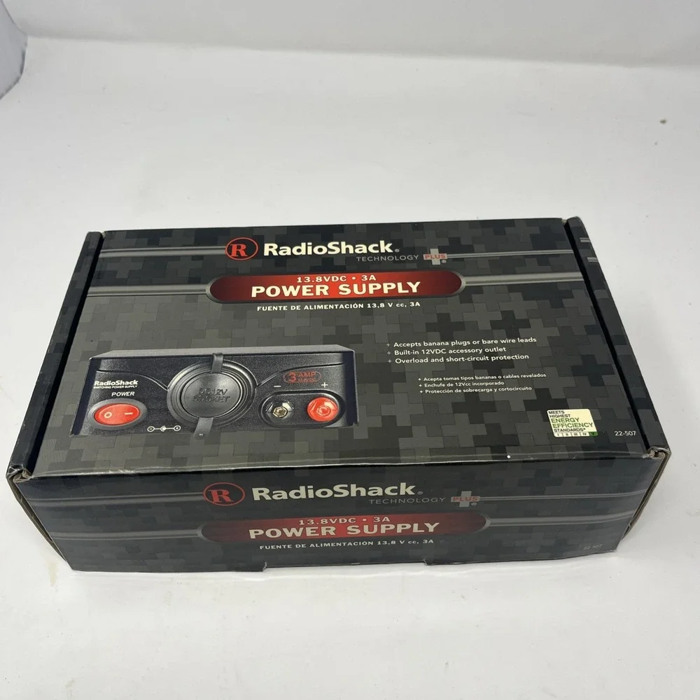 Radio Shack 22-507 Switching Power Supply 3 Amp 13.8 VDC 12V Auto Socket
